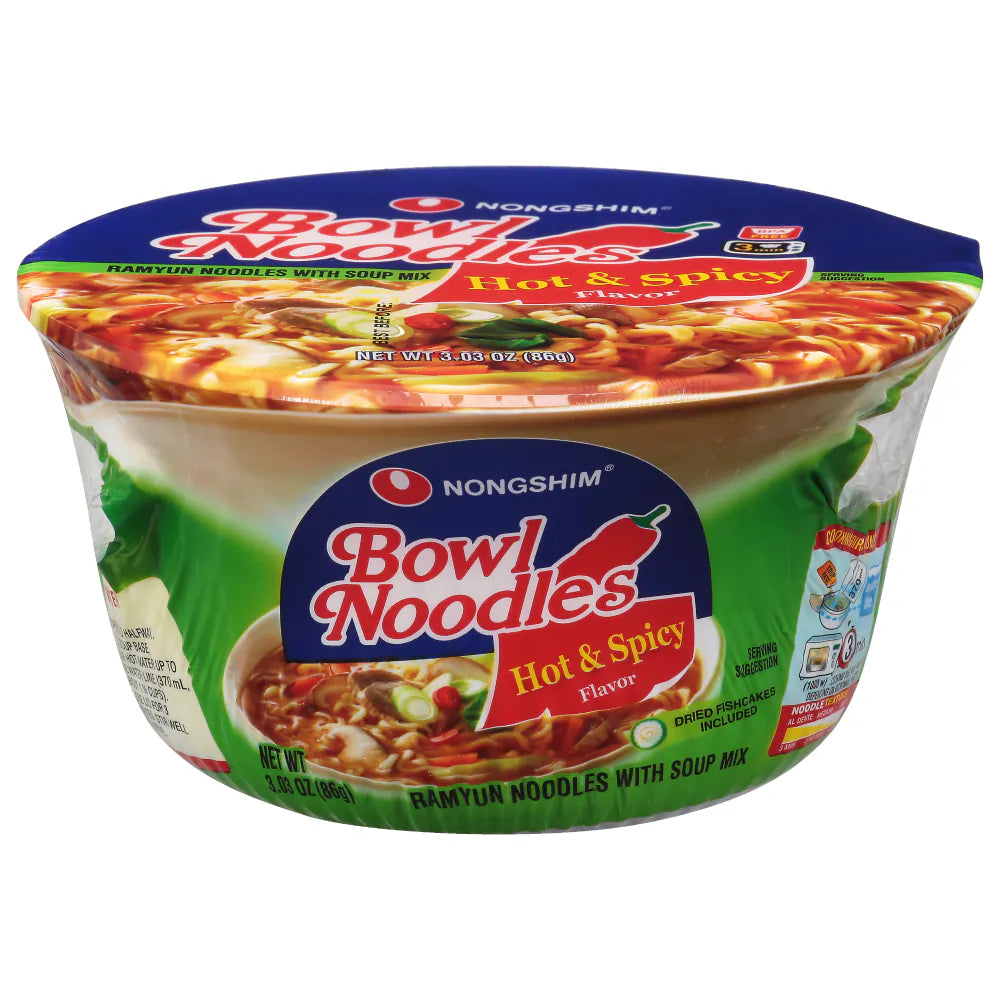 Nongshim Hot & Spicy Bowl Noodle