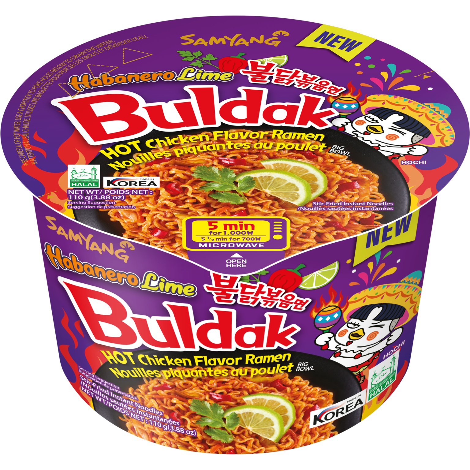 Buldak Ramen Habanero XL Cup 135g