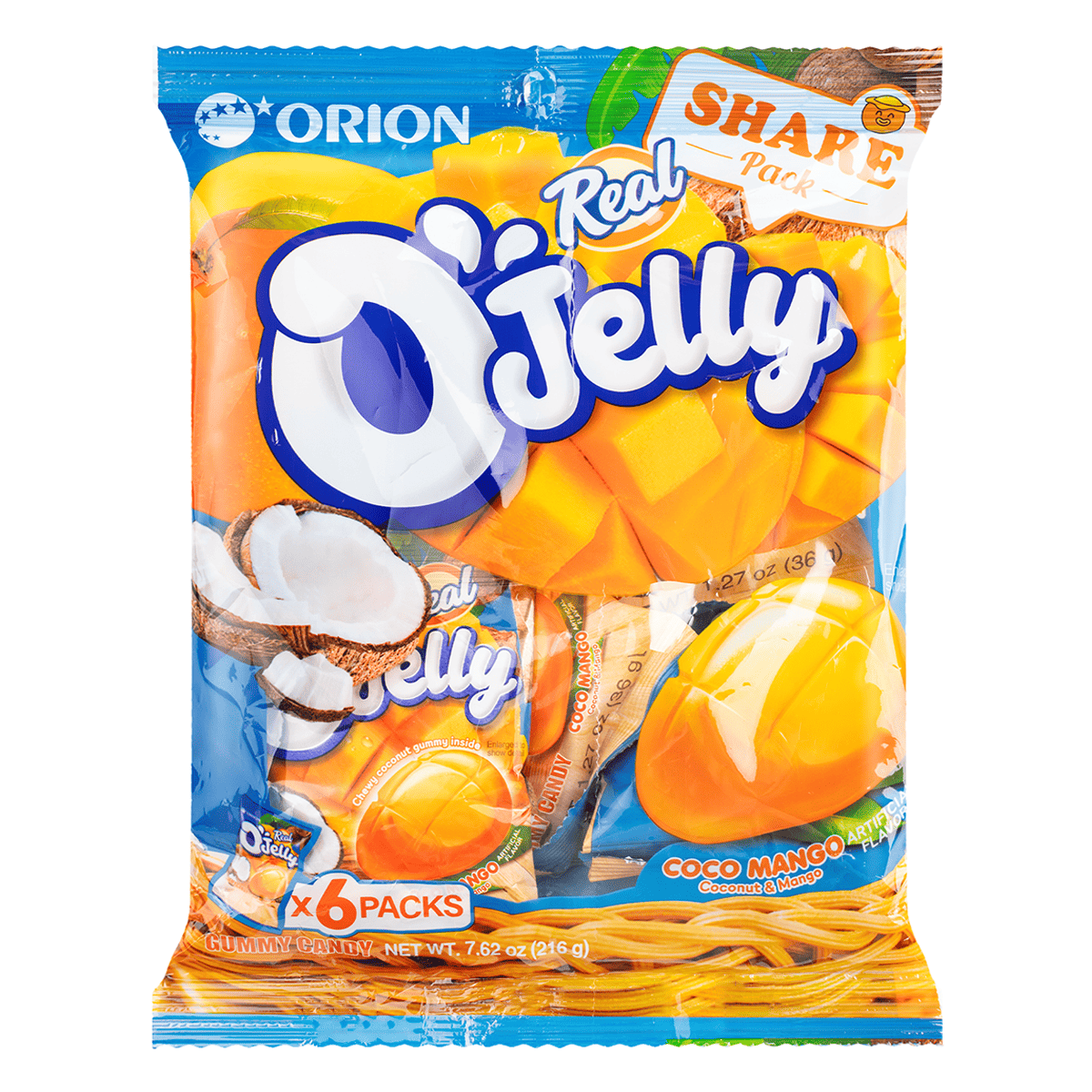 Orion O'Jelly Coco Gummy Candy Mango