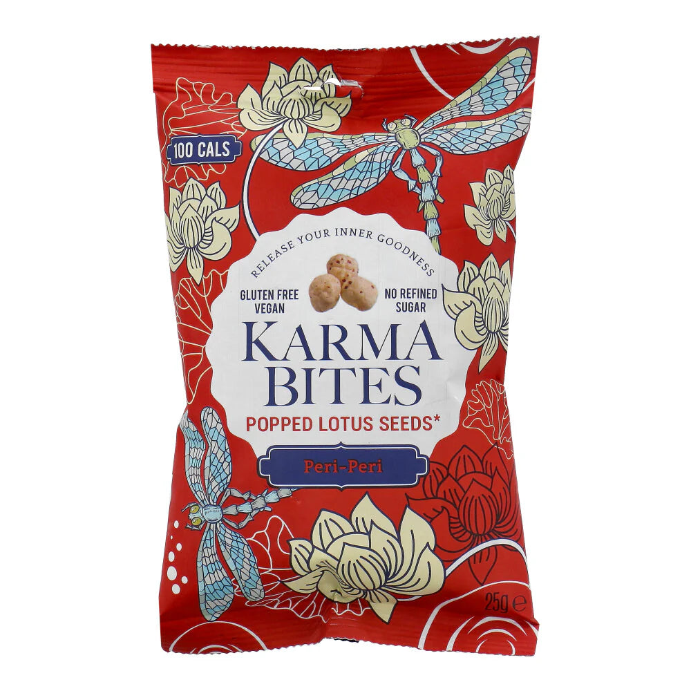 Karma Bites Peri-Peri Popped Lotus Seeds 25g