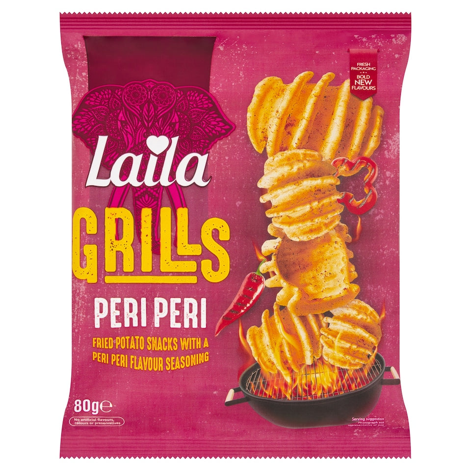 Laila Peri Peri Crispy Potato Grills