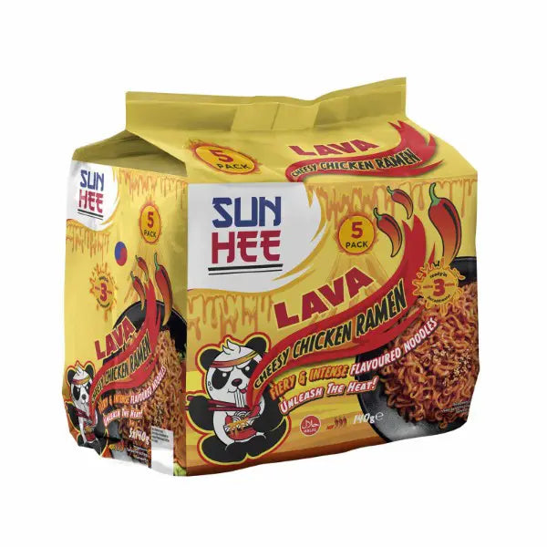 Sun Hee Lava Cheesy Chicken Ramen Family Pack