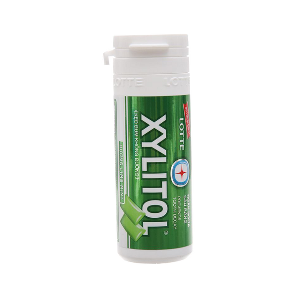 Lotte Xylitol Chewing Gum Lime Mint