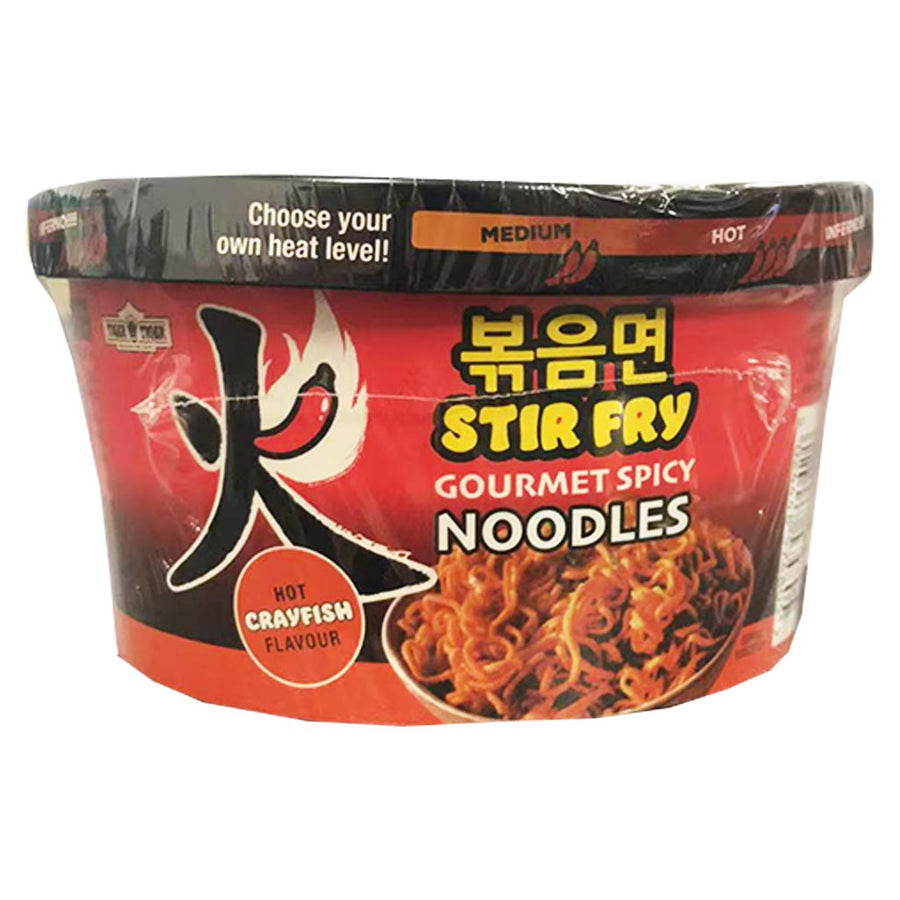 Tiger Tiger Gourmet Stir Fry Spicy Noodles Bowl Hot Crayfish Flavour