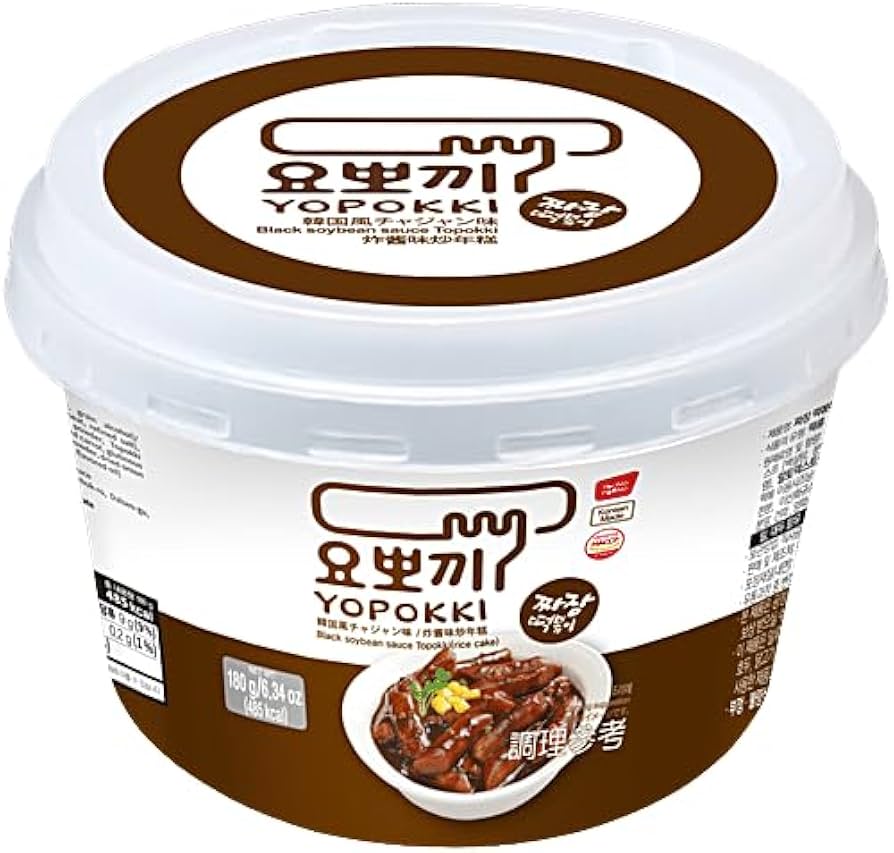 Yopokki Jjajang Topokki Rice Cake 180g