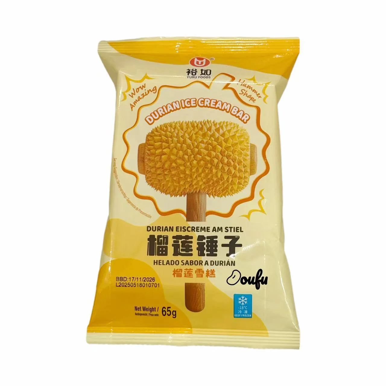 Yuru Durian Ice Cream Bar