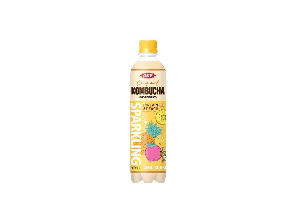 OKF Kombucha Sparkling (Pineapple & Peach) 500ml