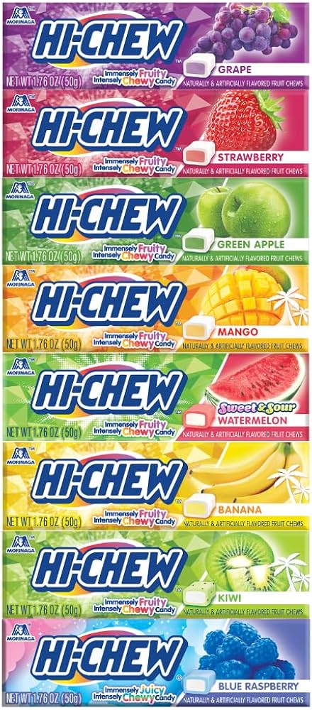 Morinaga Hi-Chew Gummy Candy Sticks Variety Pack