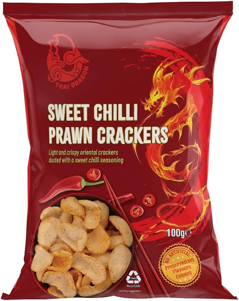 Thai Dragon Sweet Chilli Prawn Crackers 100g