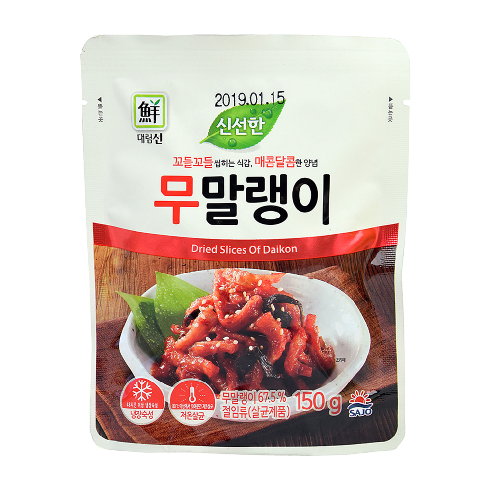 Sajo Daerim Seasoned Dried Radish Strips