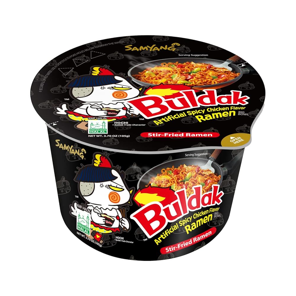 Samyang Buldak Original Hot Chicken Flavour Ramen Big Bowl