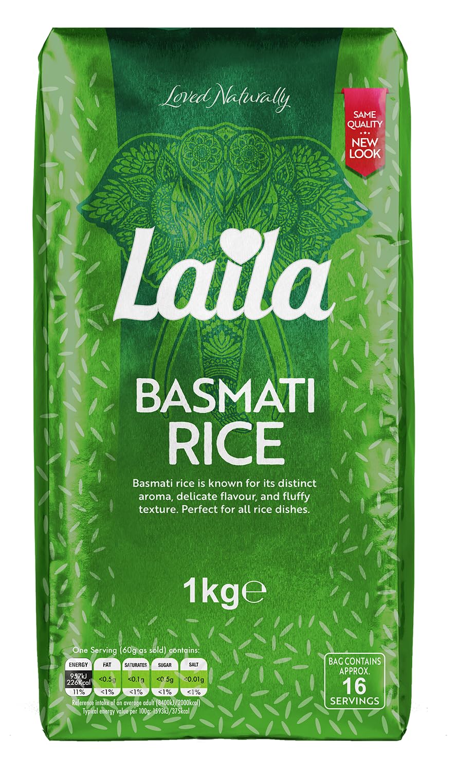 Laila Basmati Rice (Brick Pack) 1kg