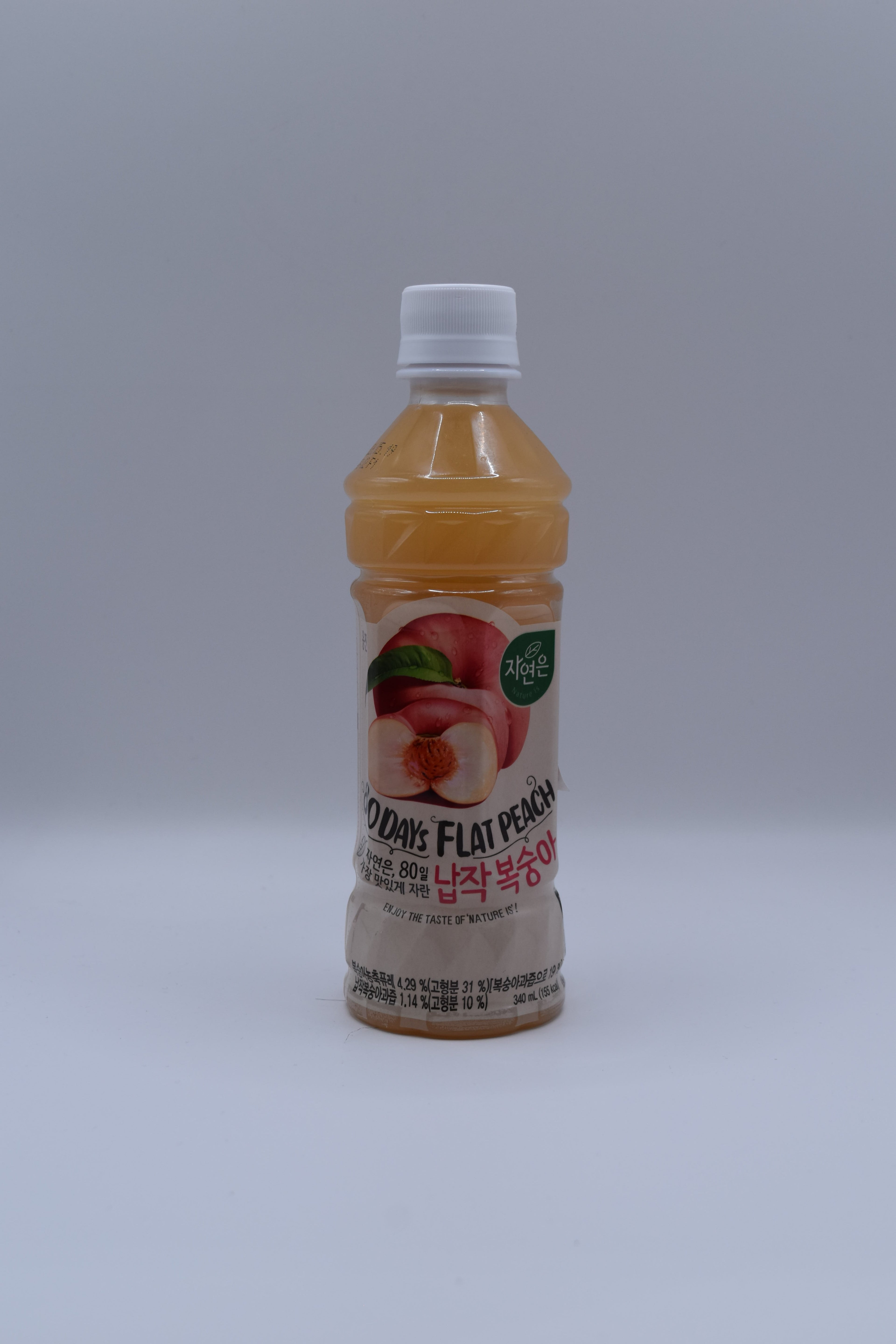 Woongjin 80 Days Flat Peach Juice Drink