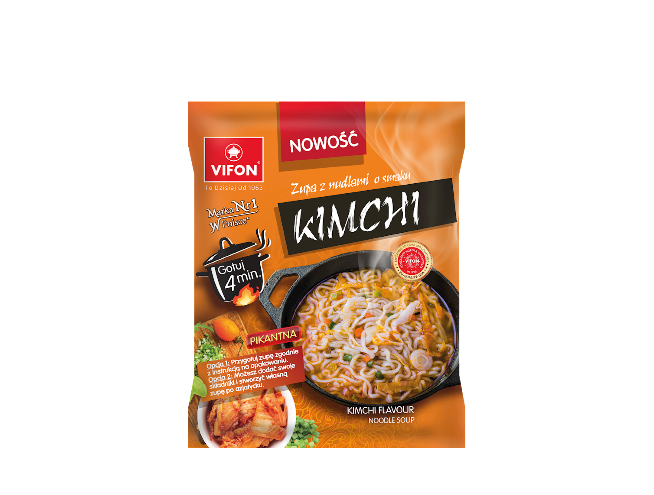 Vifon Korean Style Kimchi Instant Noodles