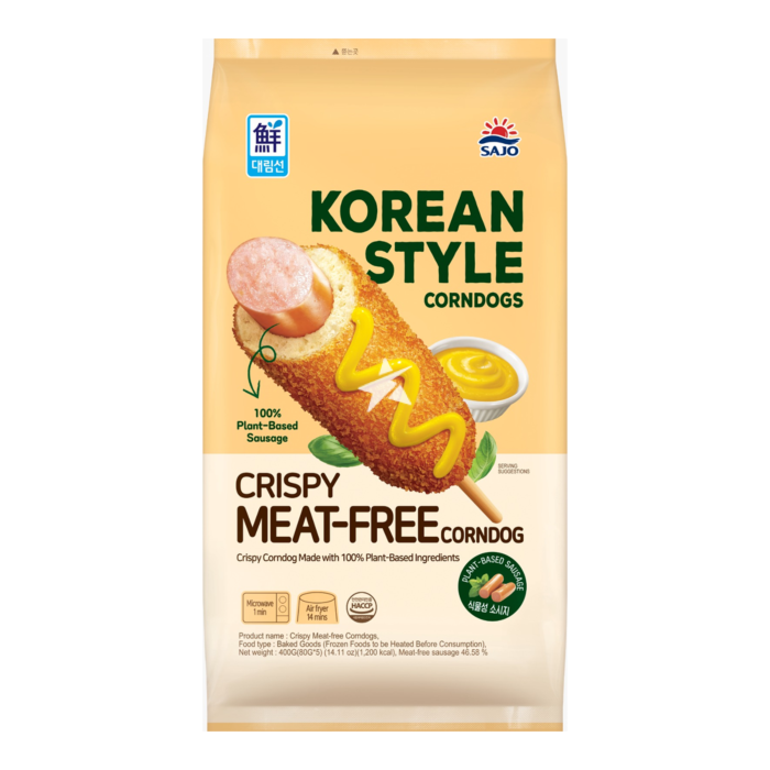 Sajo Daerim Korean Style Crispy Meat-Free Corndog
