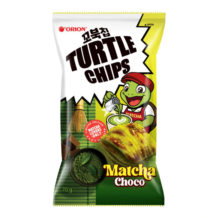 Turtle Chips Matcha Choco 70g