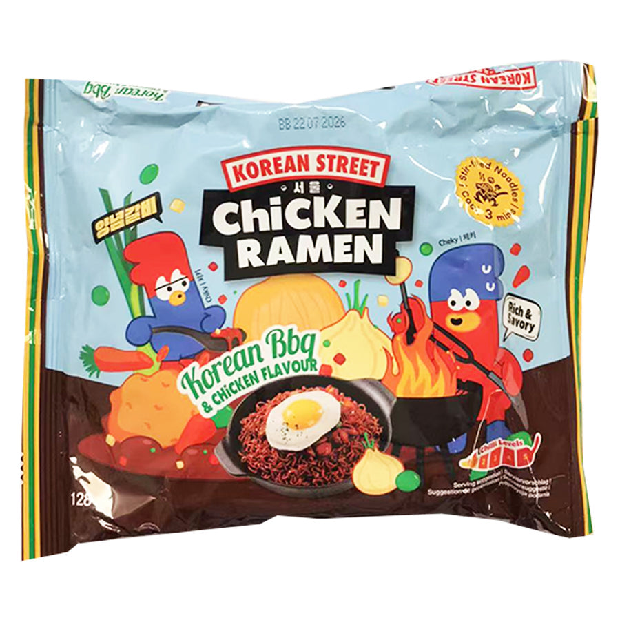 Korean Street Chicken Ramen Korean BBQ and Chicken Flavour