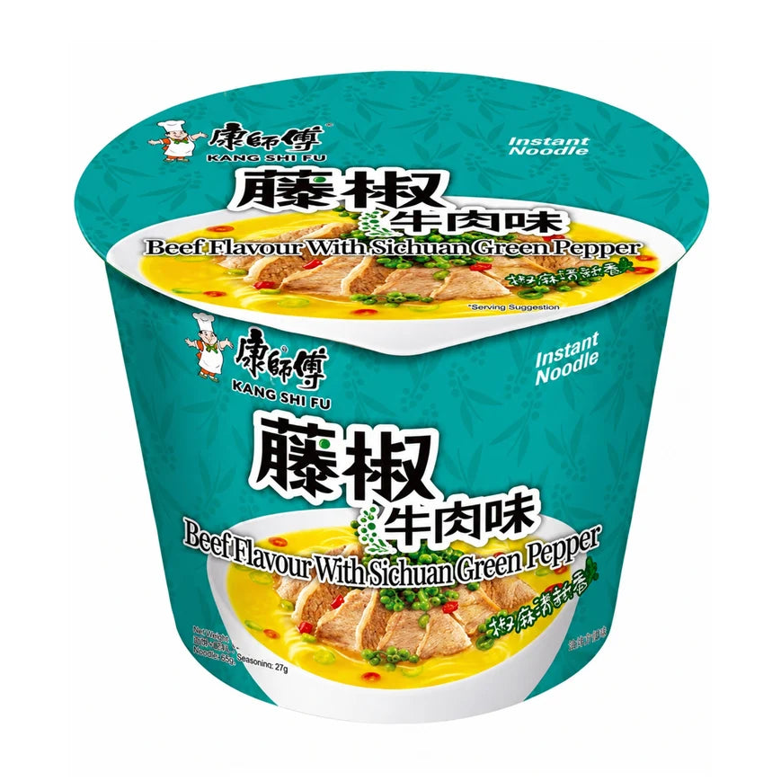Master Kong Beef with Sichuan Green Noodles
