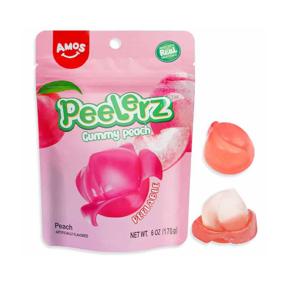 Amos Peelerz Peelable Gummy Peach