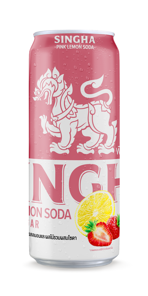 Singha Pink Lemon Soda