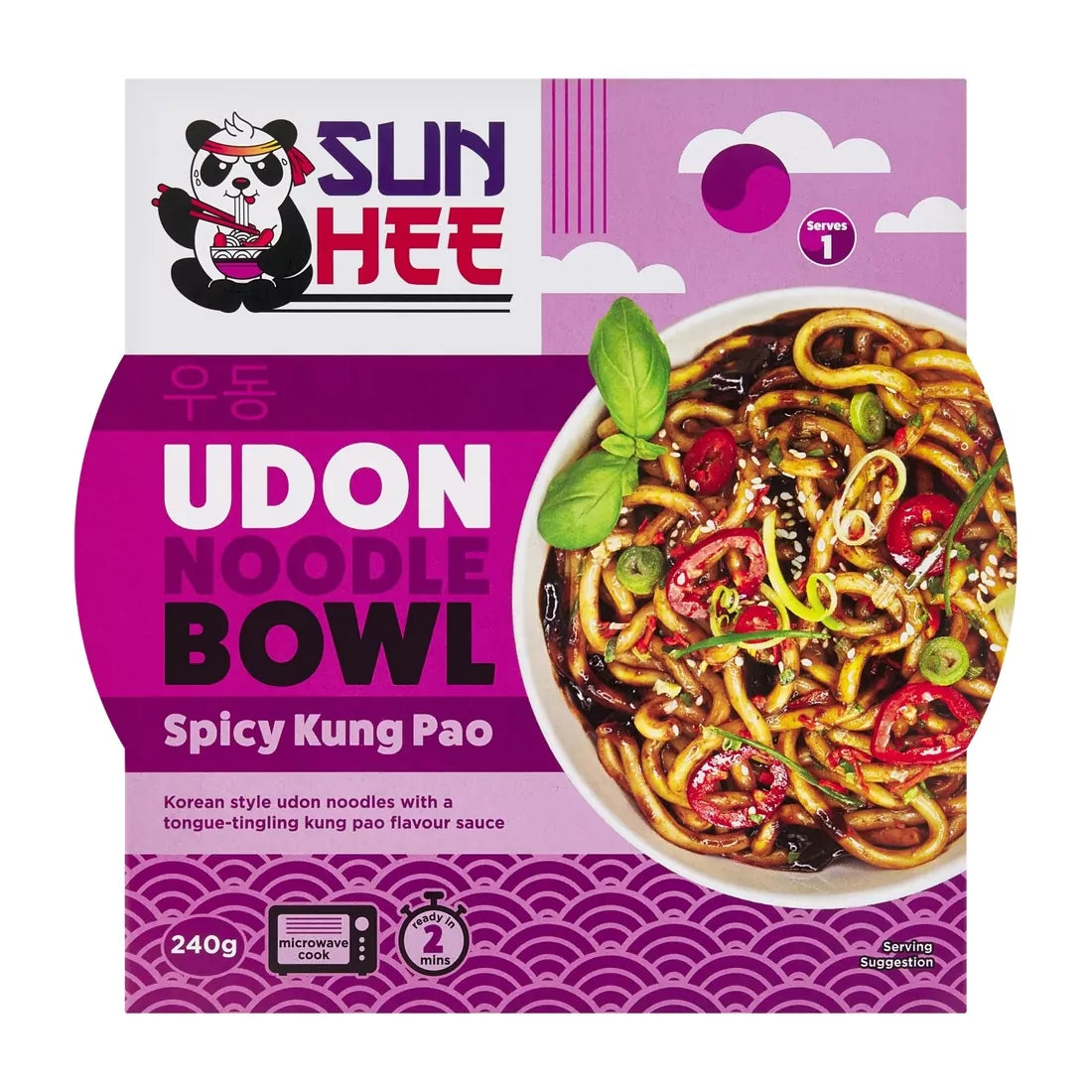 Sun Hee Spicy Kung Pao Udon Bowl 240g