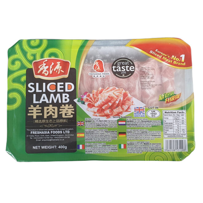 FreshAsia Lamb Slice 400g