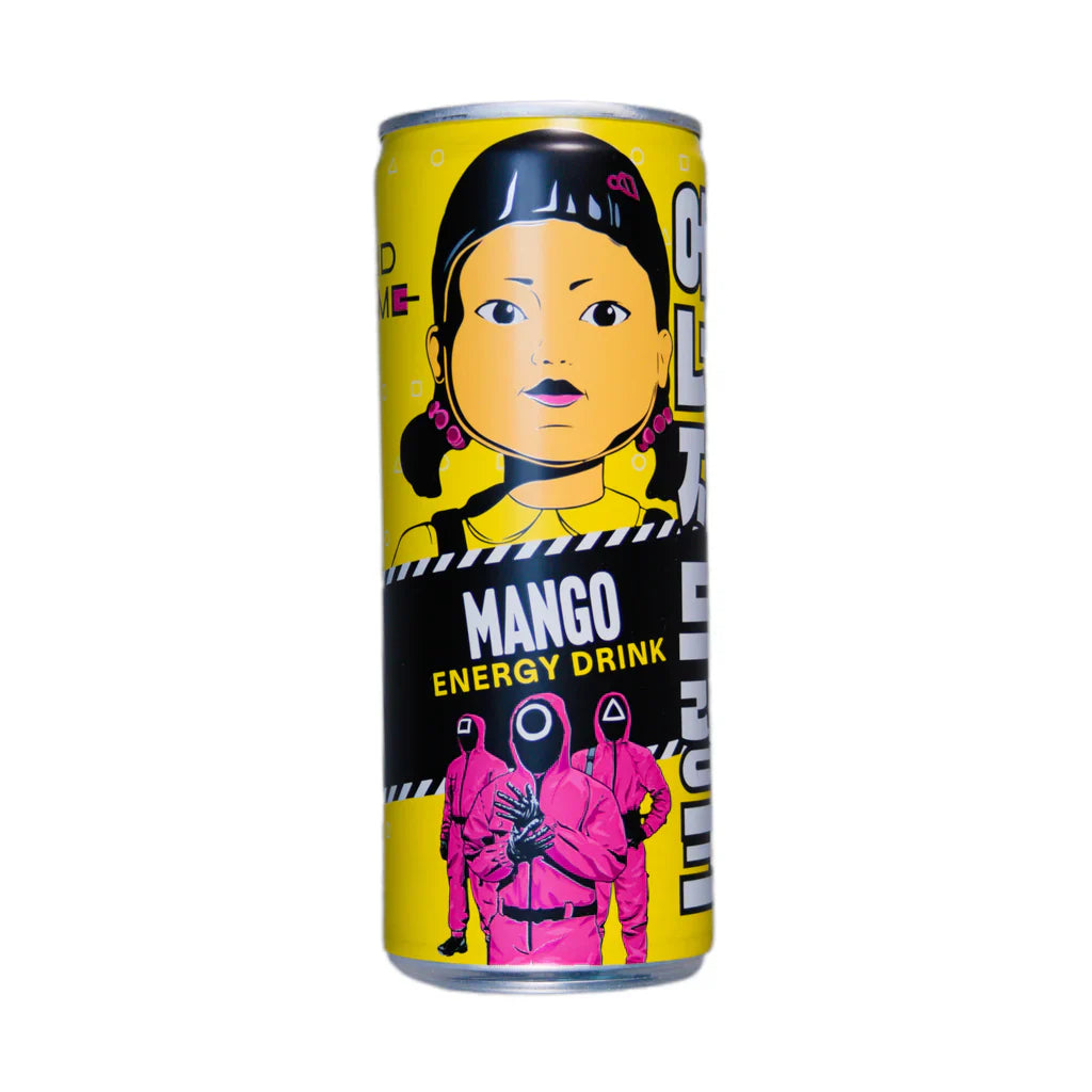 Squid Game Energy Drink Mango Flavour Can 250ml