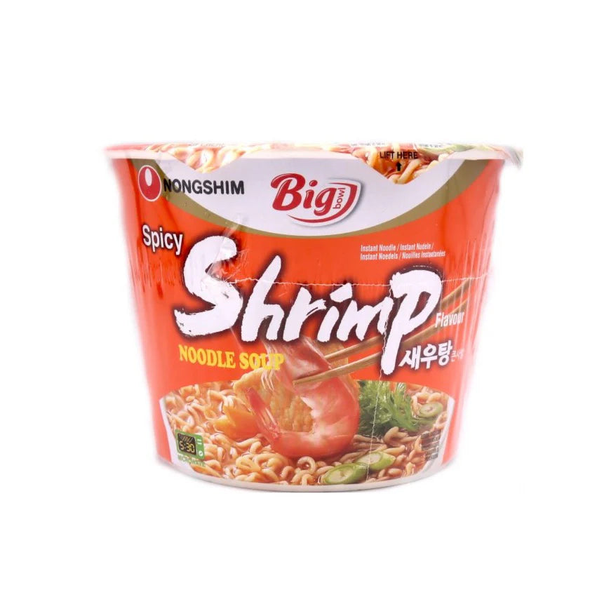 Nongshim Spicy Shrimp Flavour Noodle Soup Big Bowl