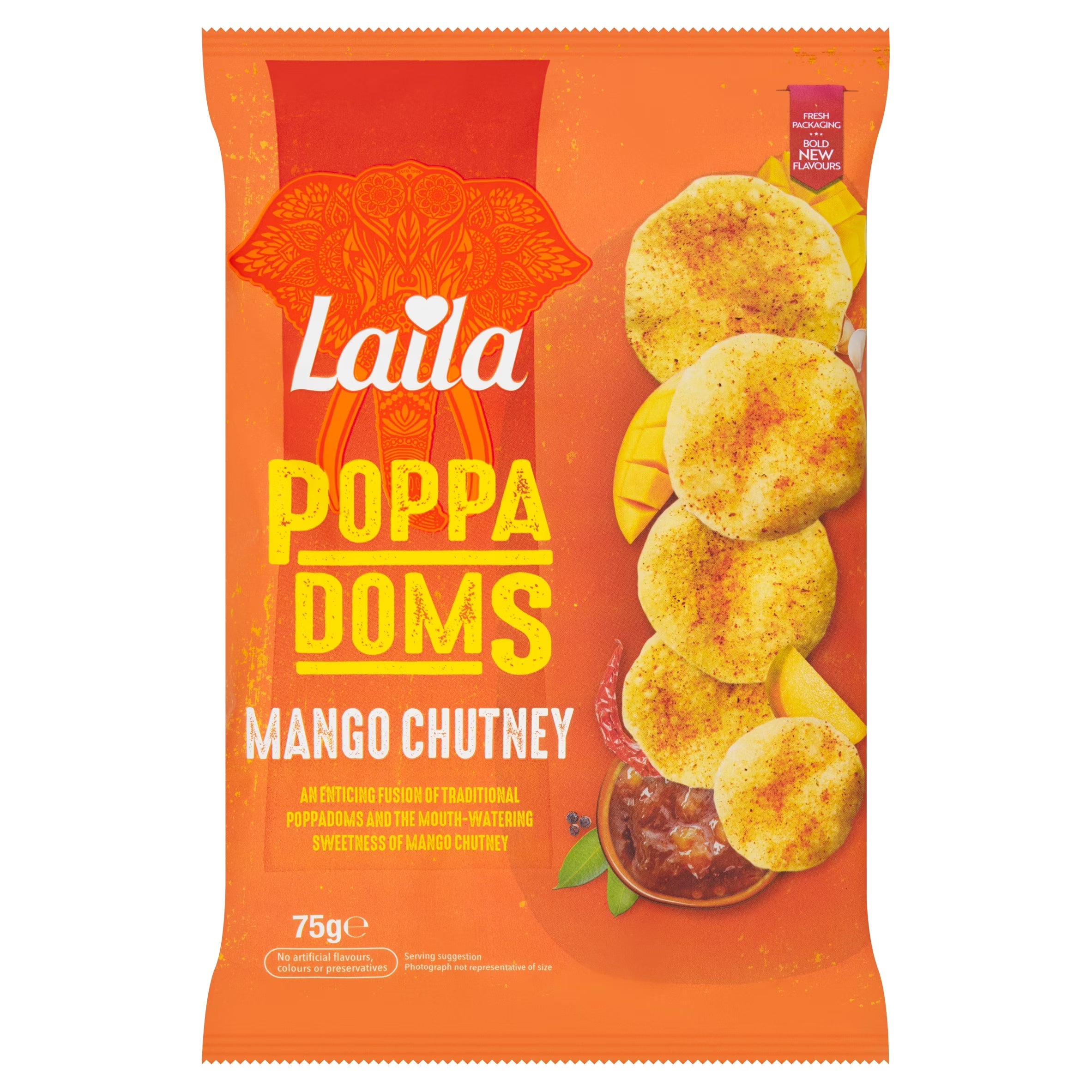 Laila Poppadoms Mango Chutney