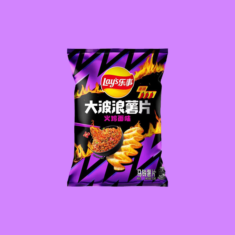 Lay's Crisps Wavy Buldak Ramen