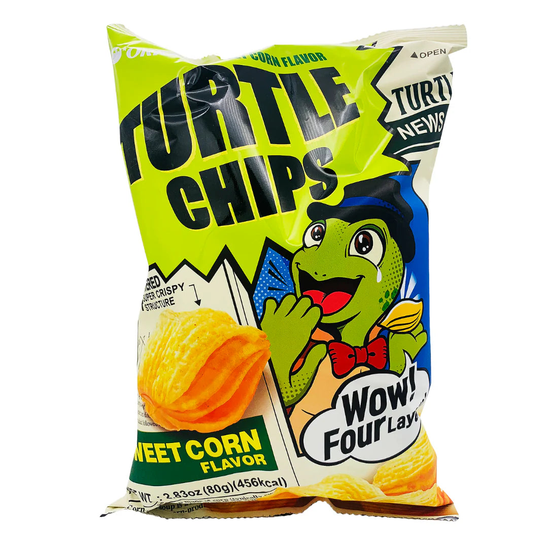 Orion Turtle Chips Sweet Corn (80g)