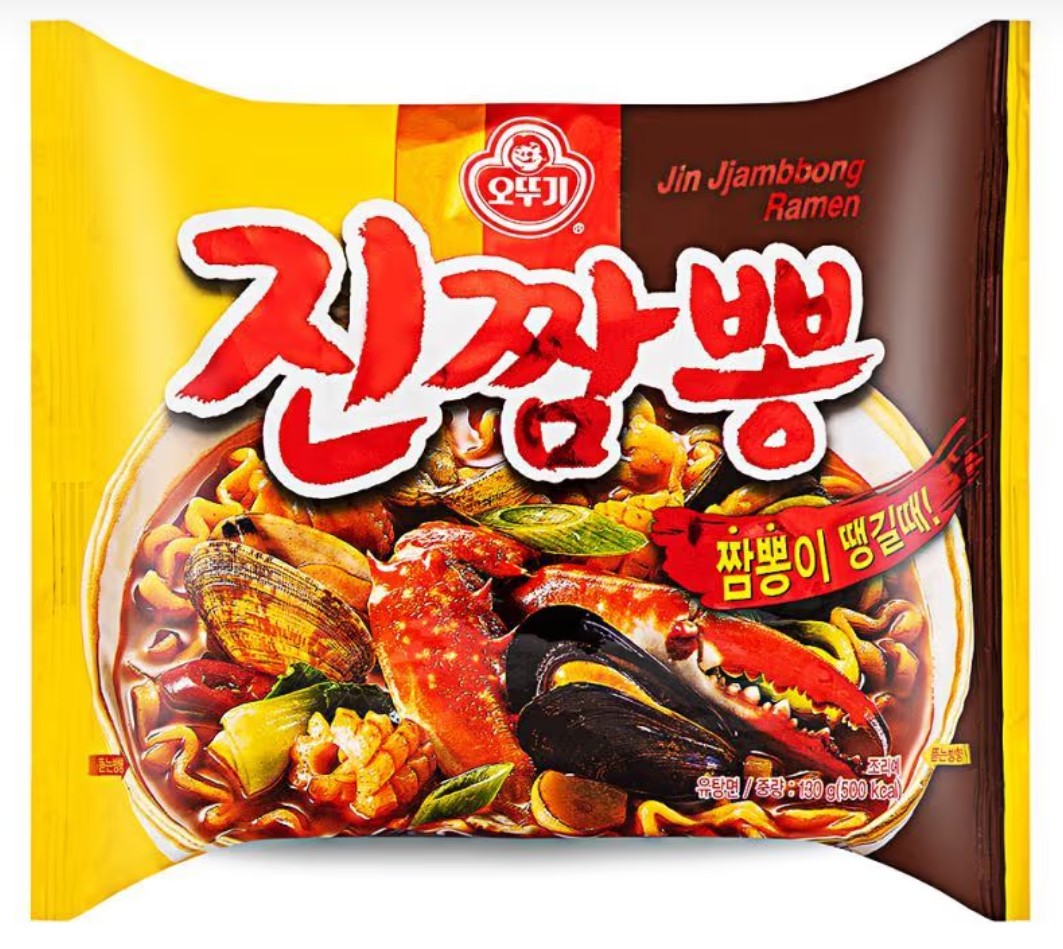 Ottogi Jin Jjambong Spicy Seafood (Champong) Ramen