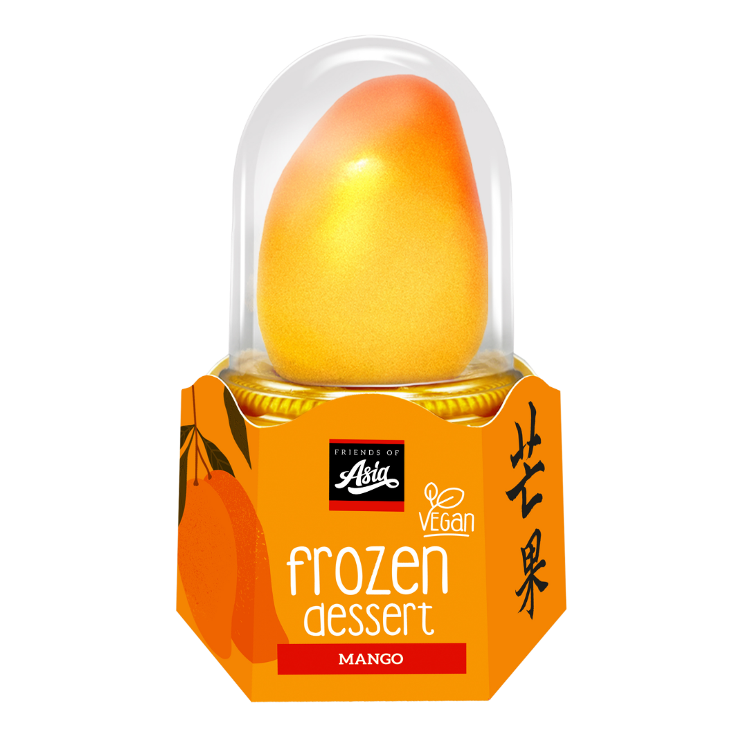 Ice-Cream with Mango & Fat Glaze Coating