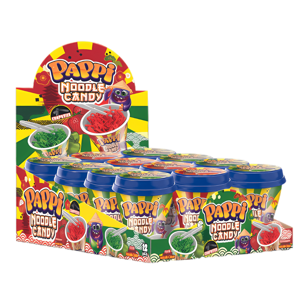 Pappi Noodle Candy Apple and Strawberry Flavour 60g