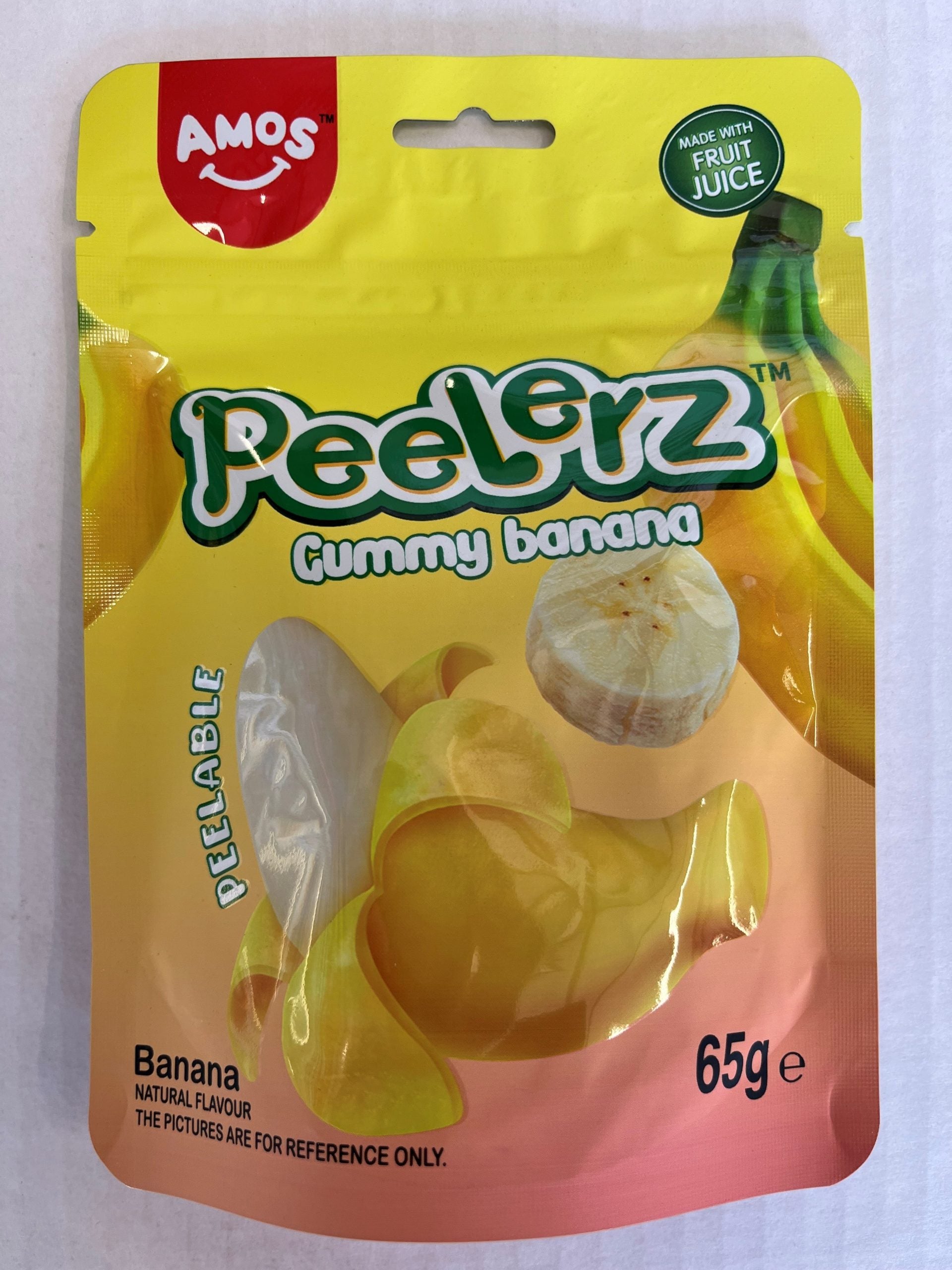 Amos Peelerz Peelable Banana Gummy