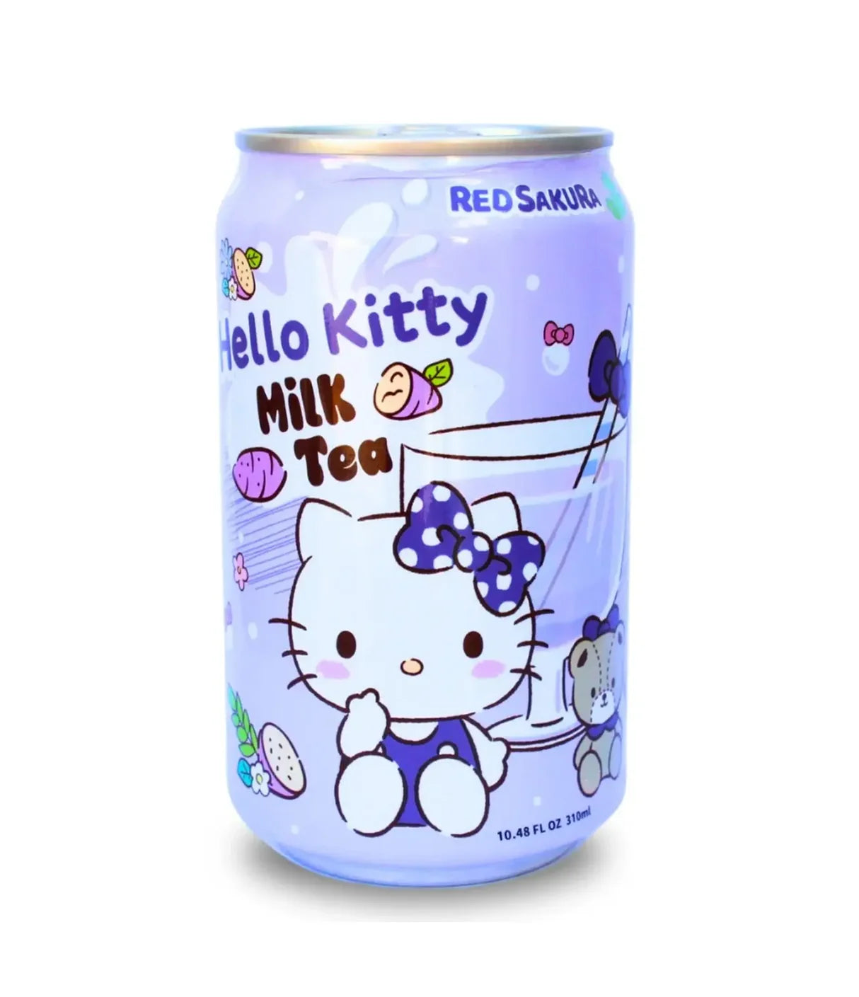 Red Sakura Hello Kitty Taro Milk Tea Can 310ml