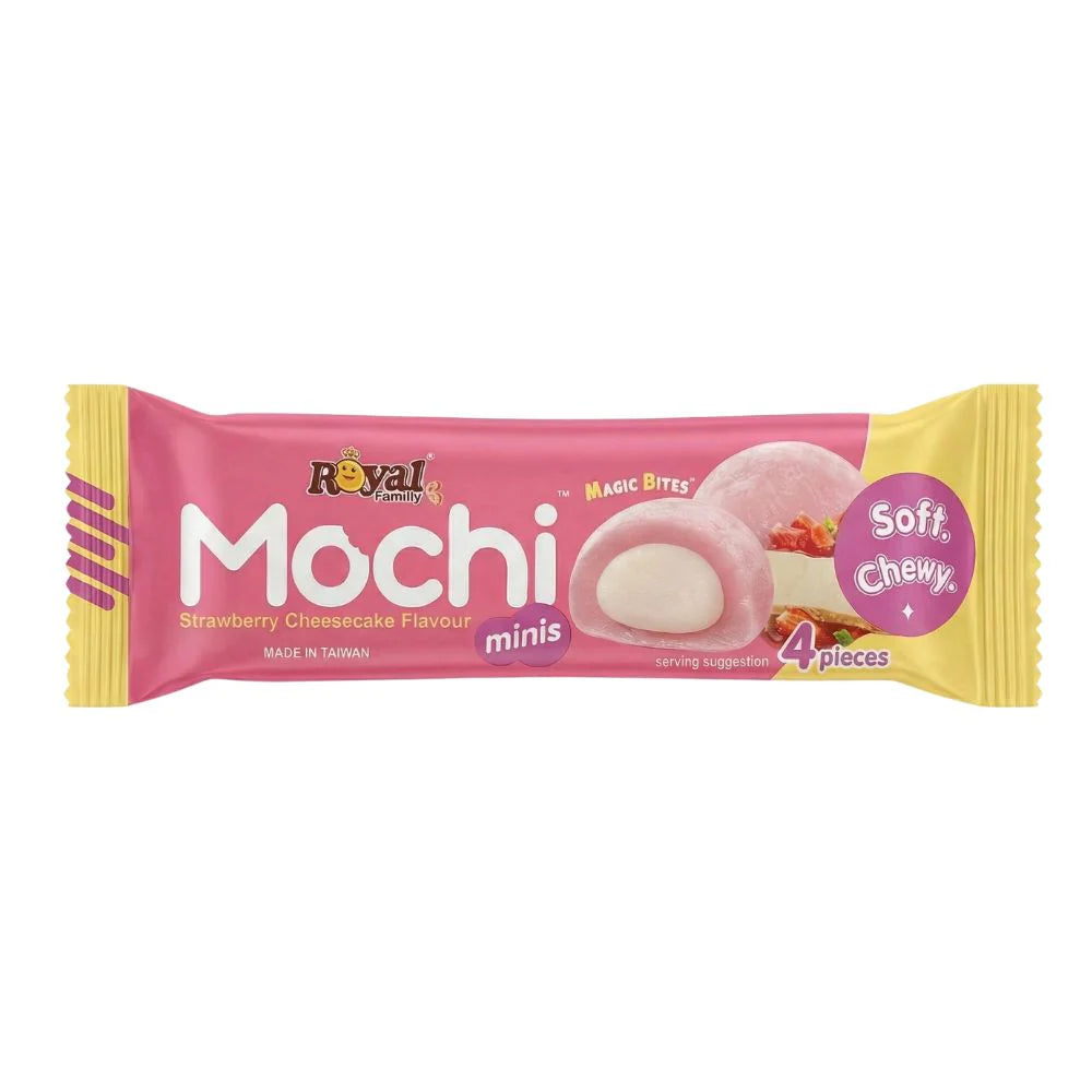 Royal Mochi Strawberry Cheesecake Snack Pack 40g