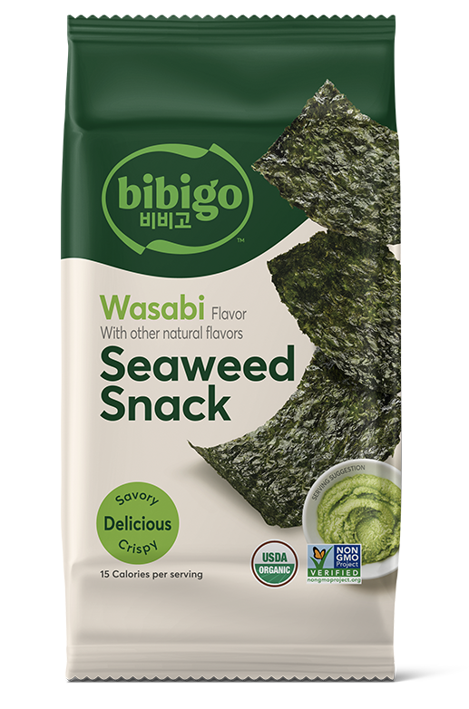 Bibigo Seaweed Snacks Wasabi Flavour