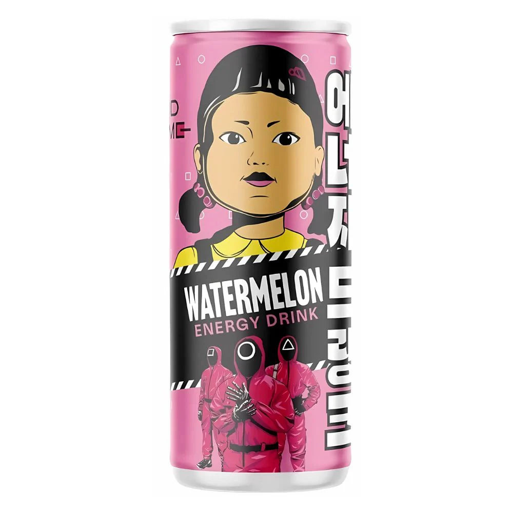 Squid Game Energy Drink Watermelon Flavour Can 250ml