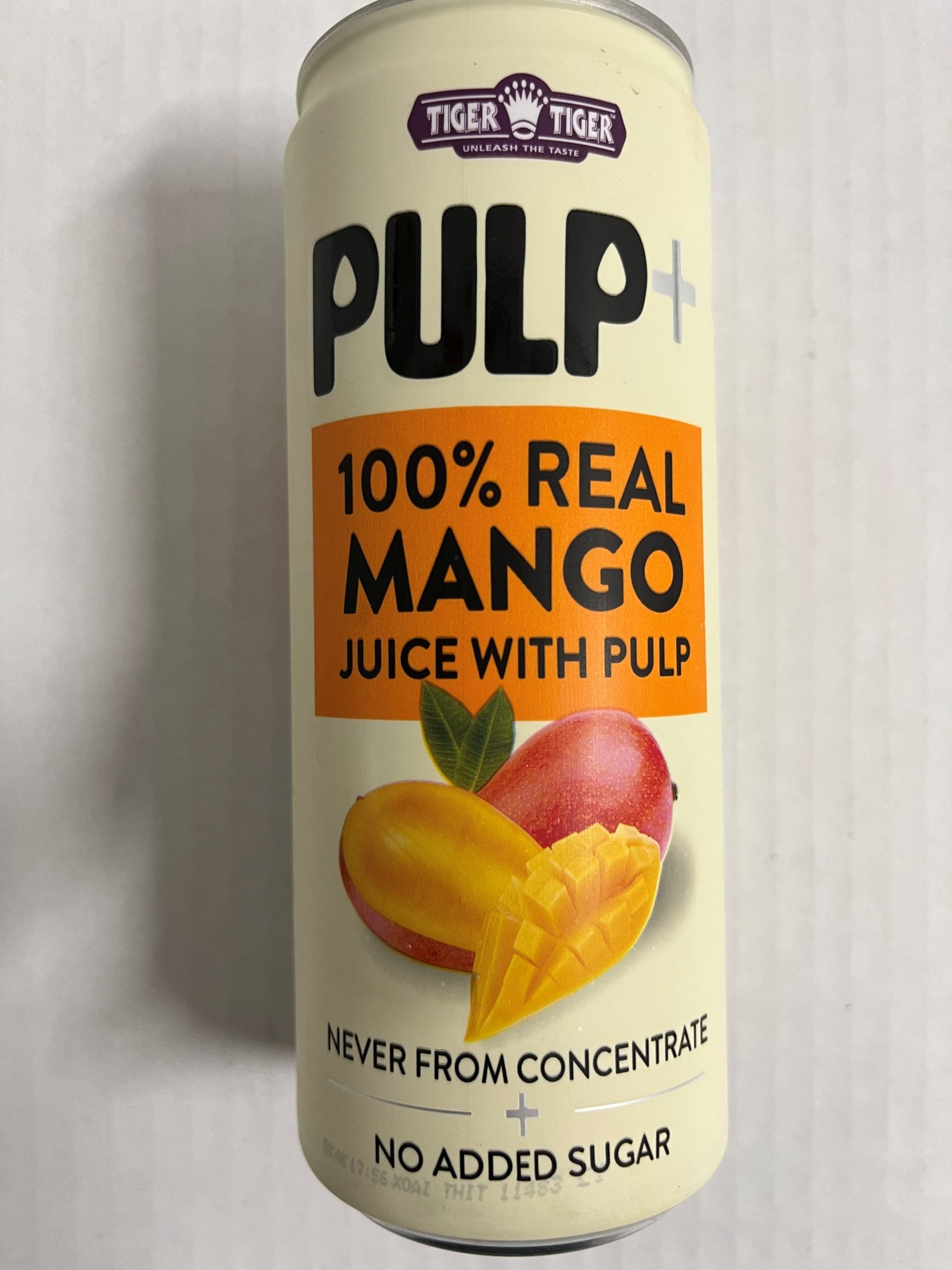 Tiger Tiger Real Mango Juice with Pulp Can