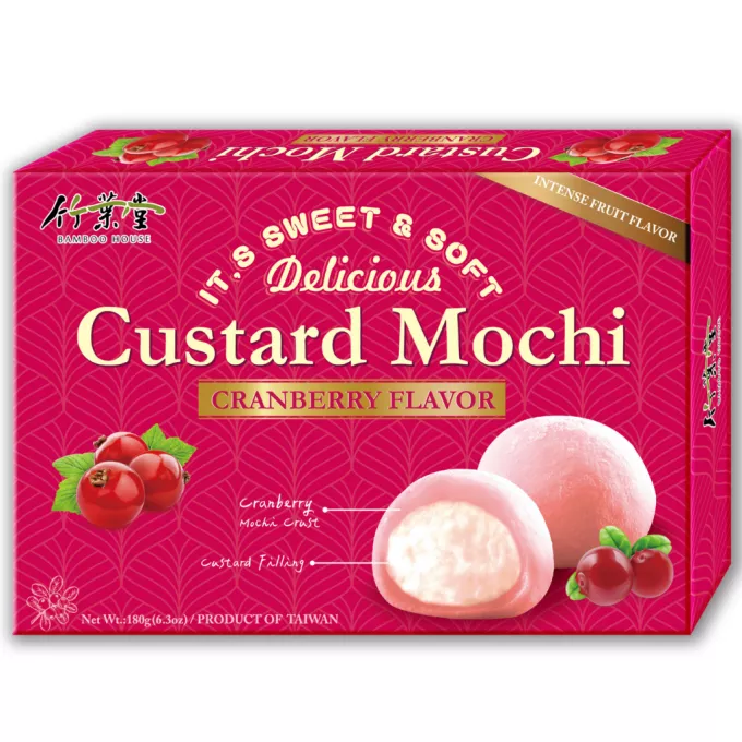 Bamboo House Custard Mochi Cranberry