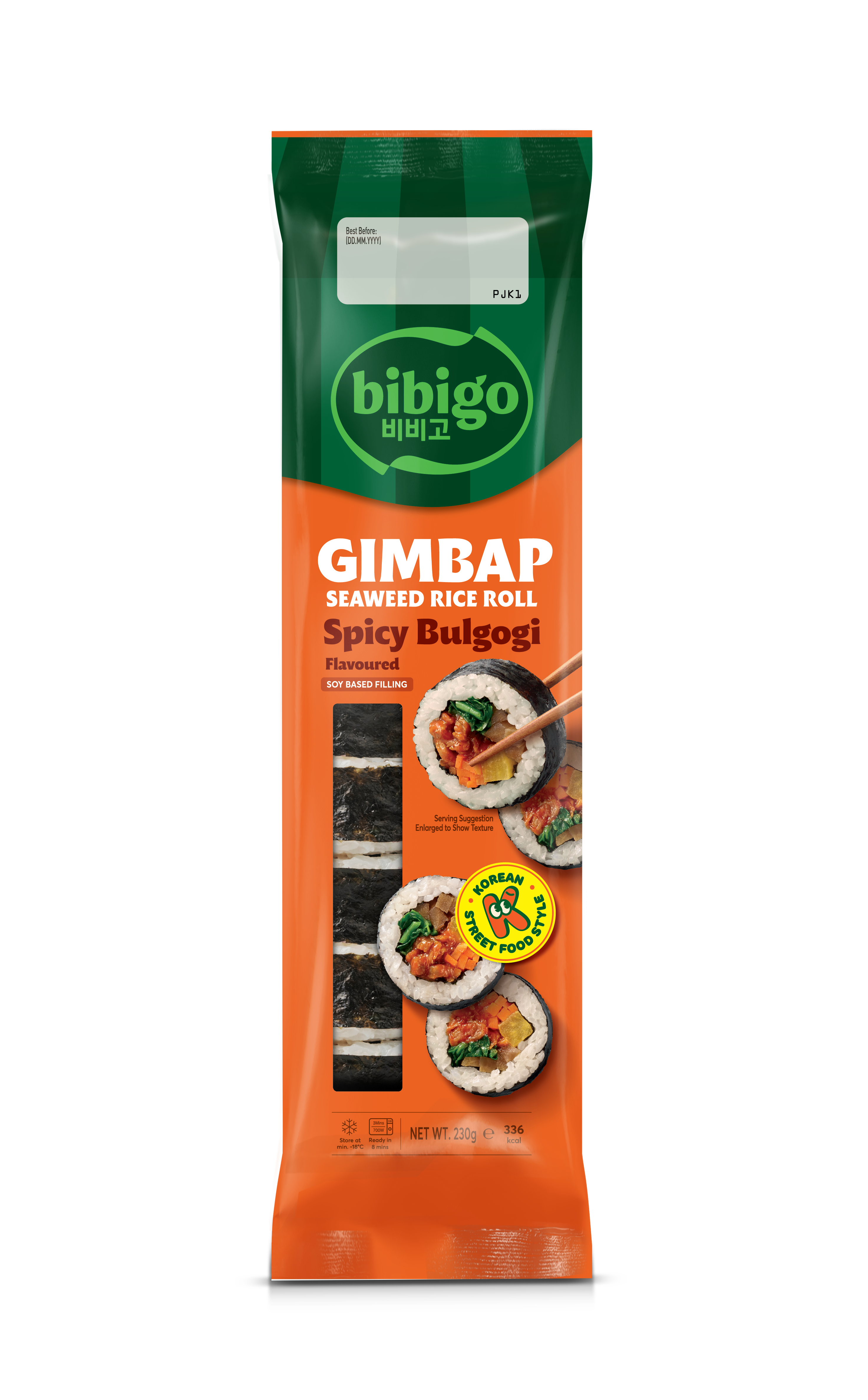 Bibigo Gimbap Spicy Bulgogi