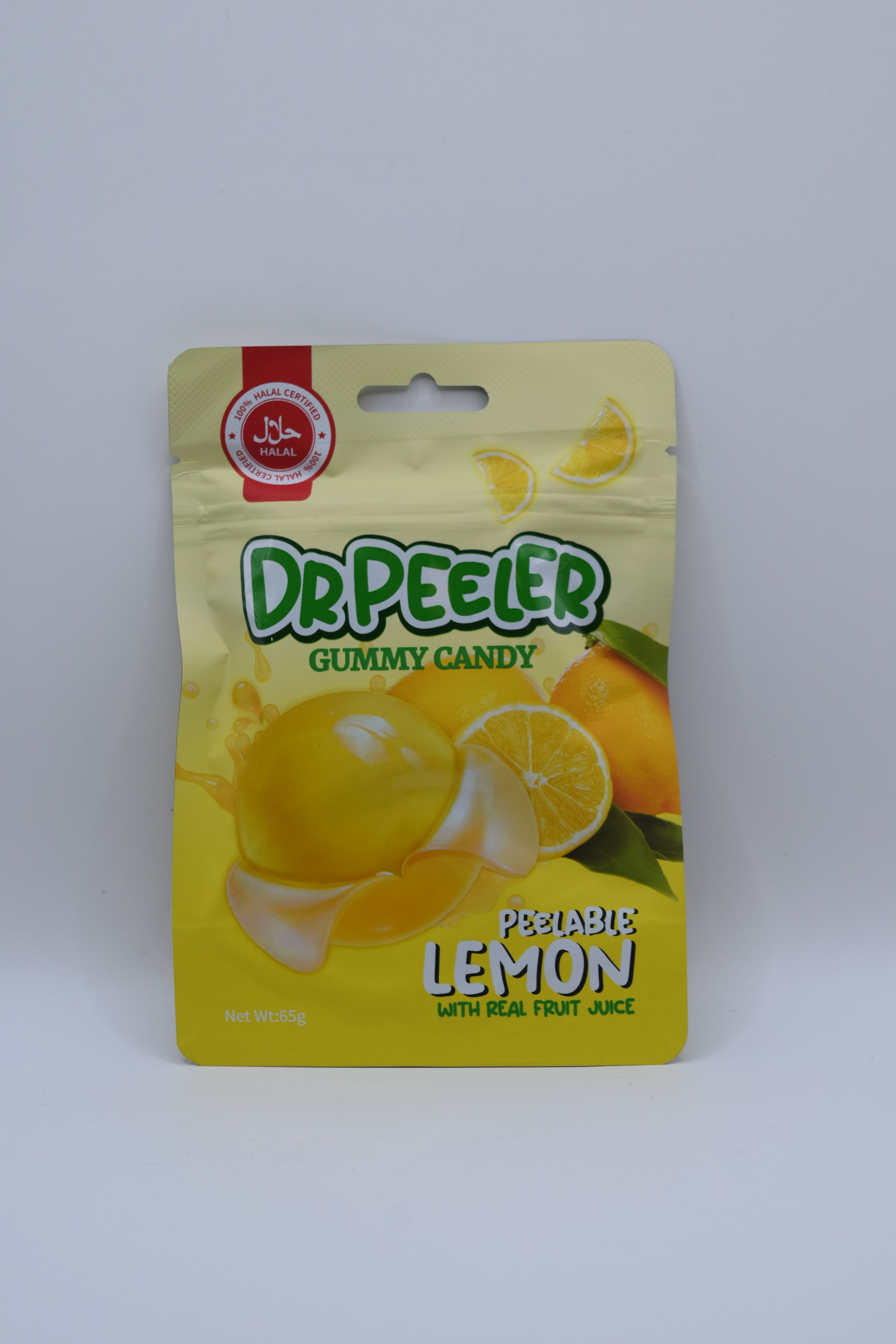 Dr Peeler Peelable Lemon with Fruit Juice Gummy Candy