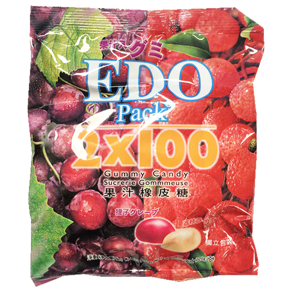 EDO Gummy Candy Lychee & Grape