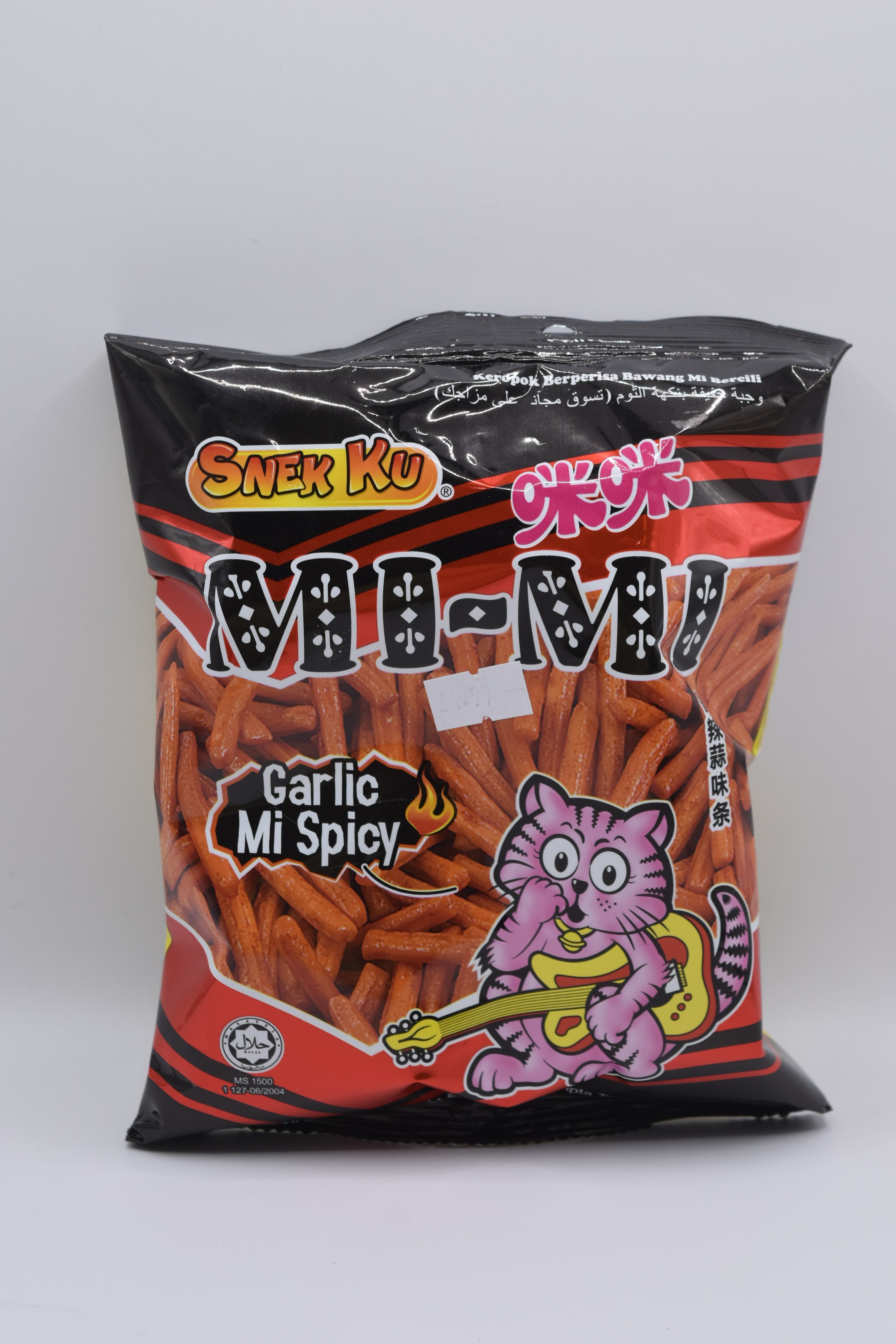 Snek Ku Mi Mi Garlic Mi Spicy Crisps