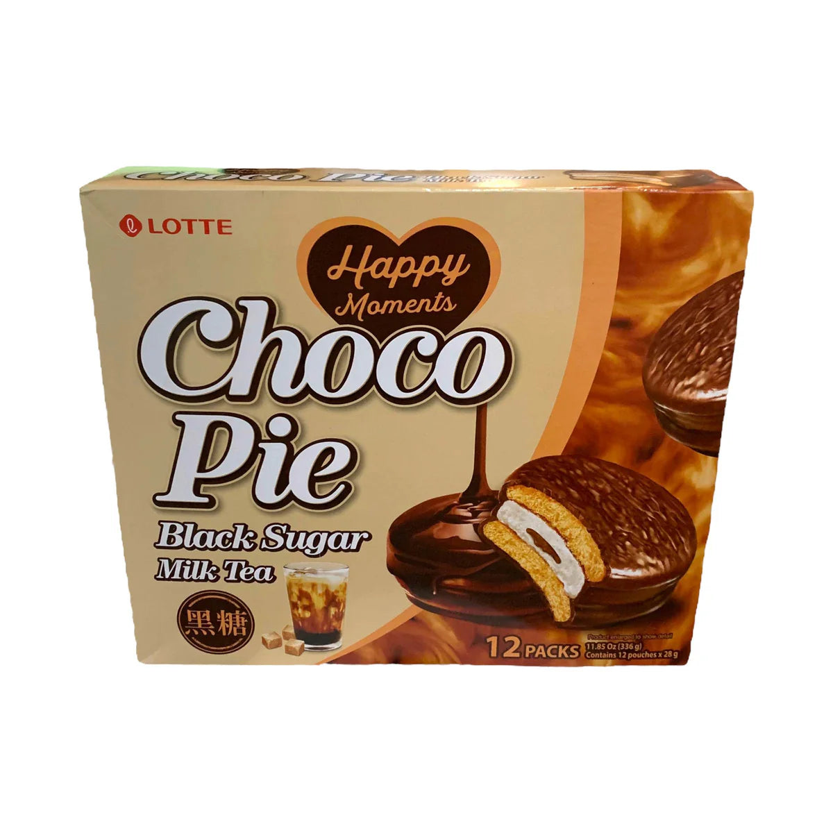 Lotte Black Sugar Chocolate Pie