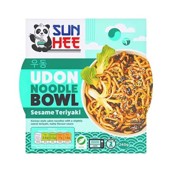 Sun Hee Sesame Teriyaki Udon Bowl 240g