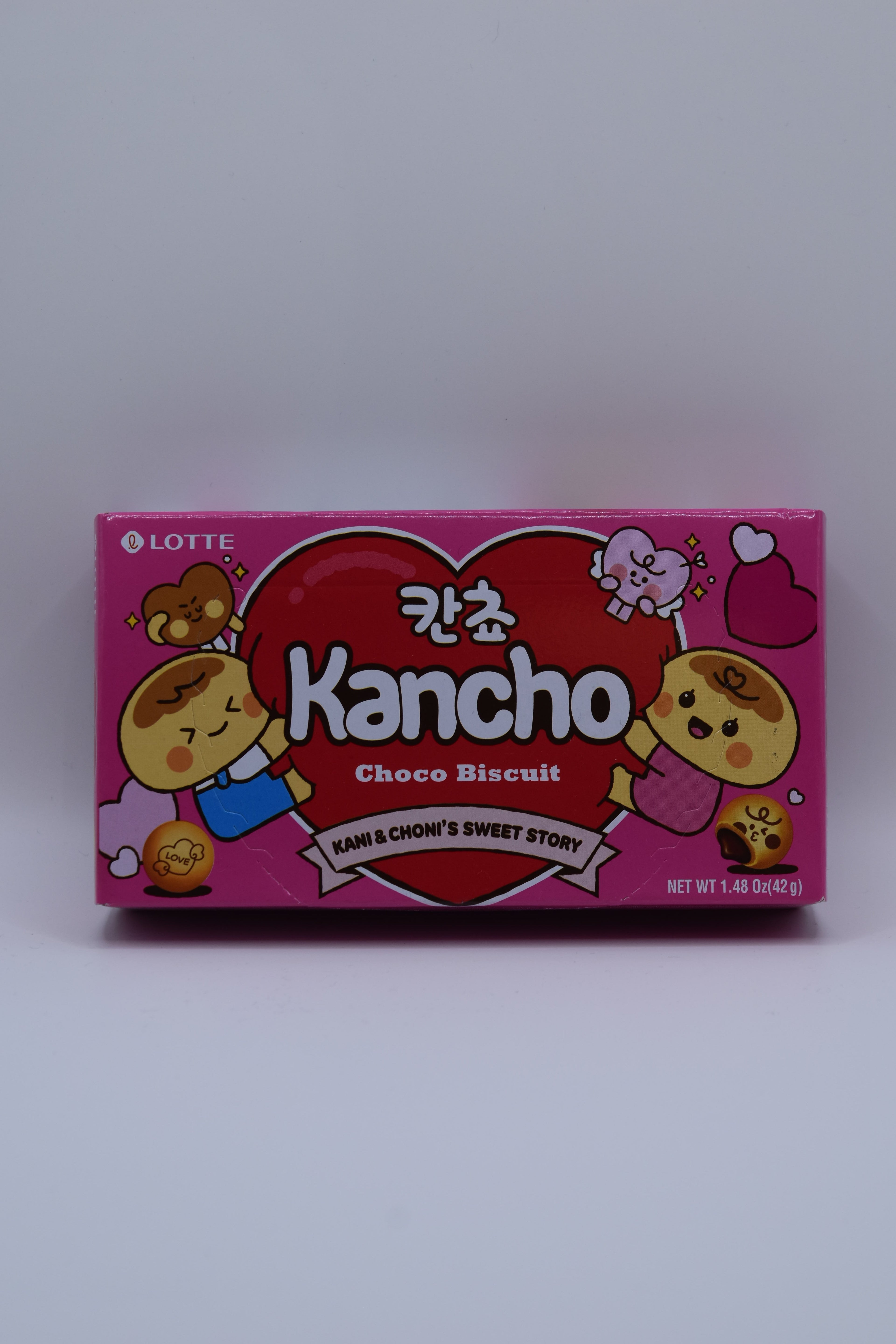 Lotte Kancho Chocolate Filled Biscuit