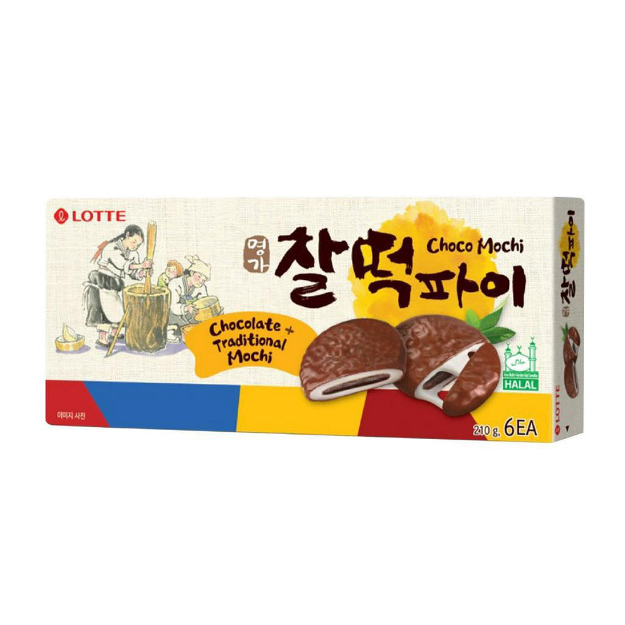 Lotte Choco Mochi Chocolate + Traditional Mochi