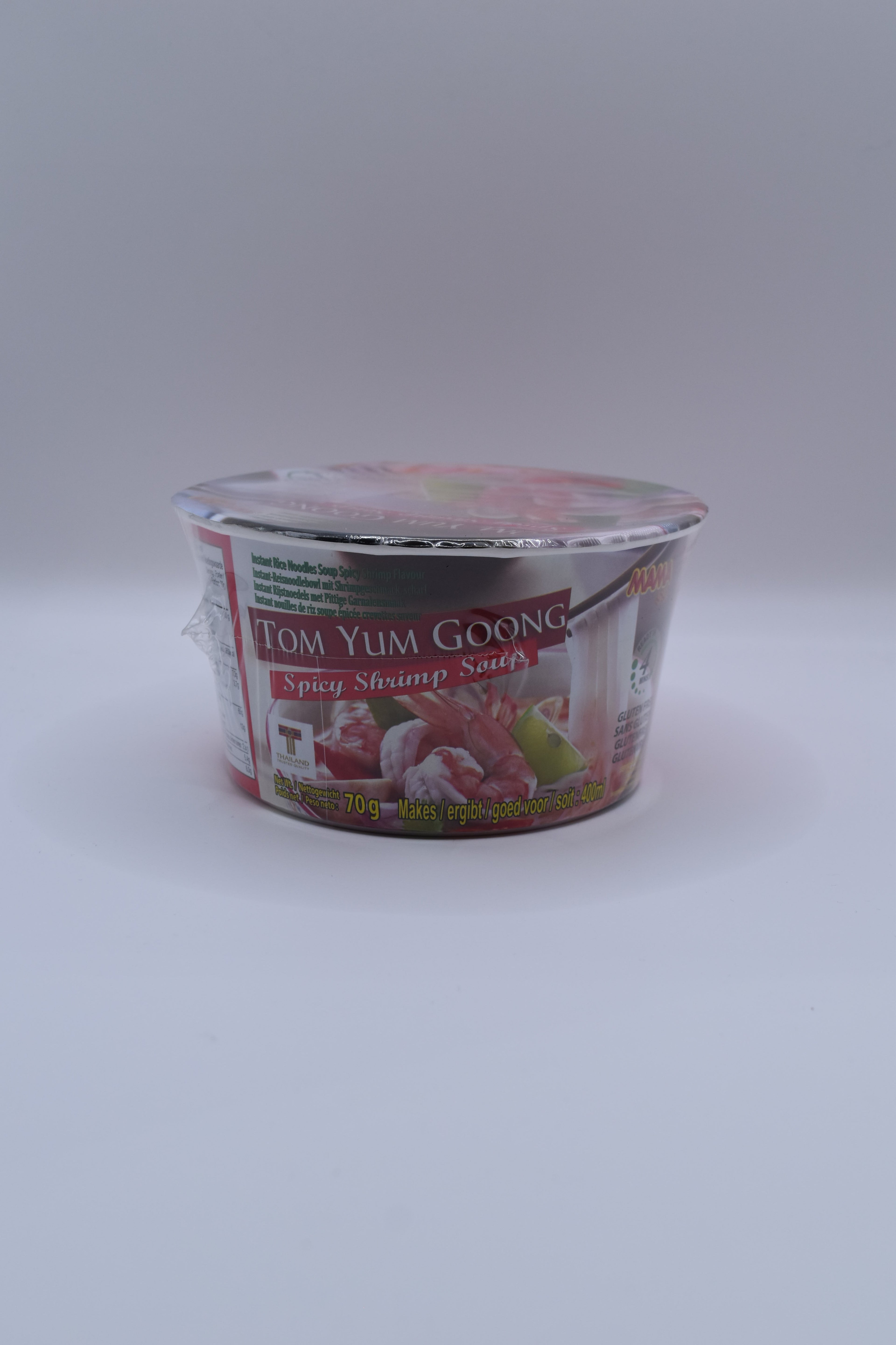 MAMA Instant Ramen Noodle Tom Yum Shrimp Flavour Bowl